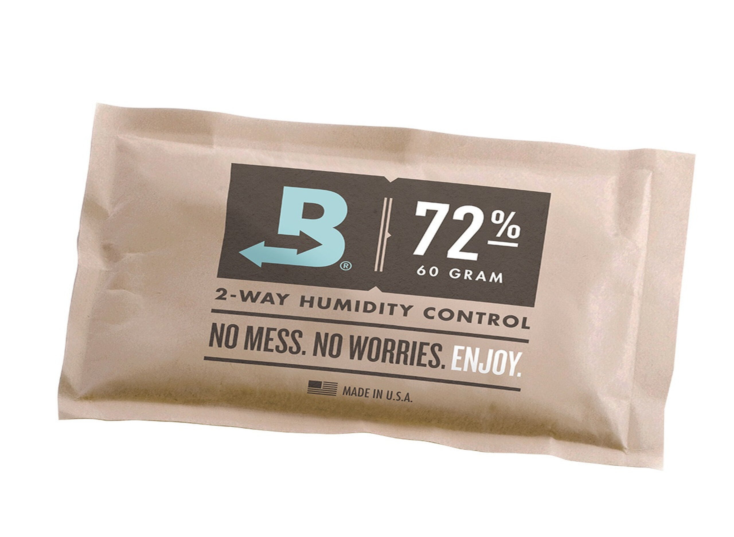 Brown cigar with a label featuring a blue leaf, placed on a purple surface