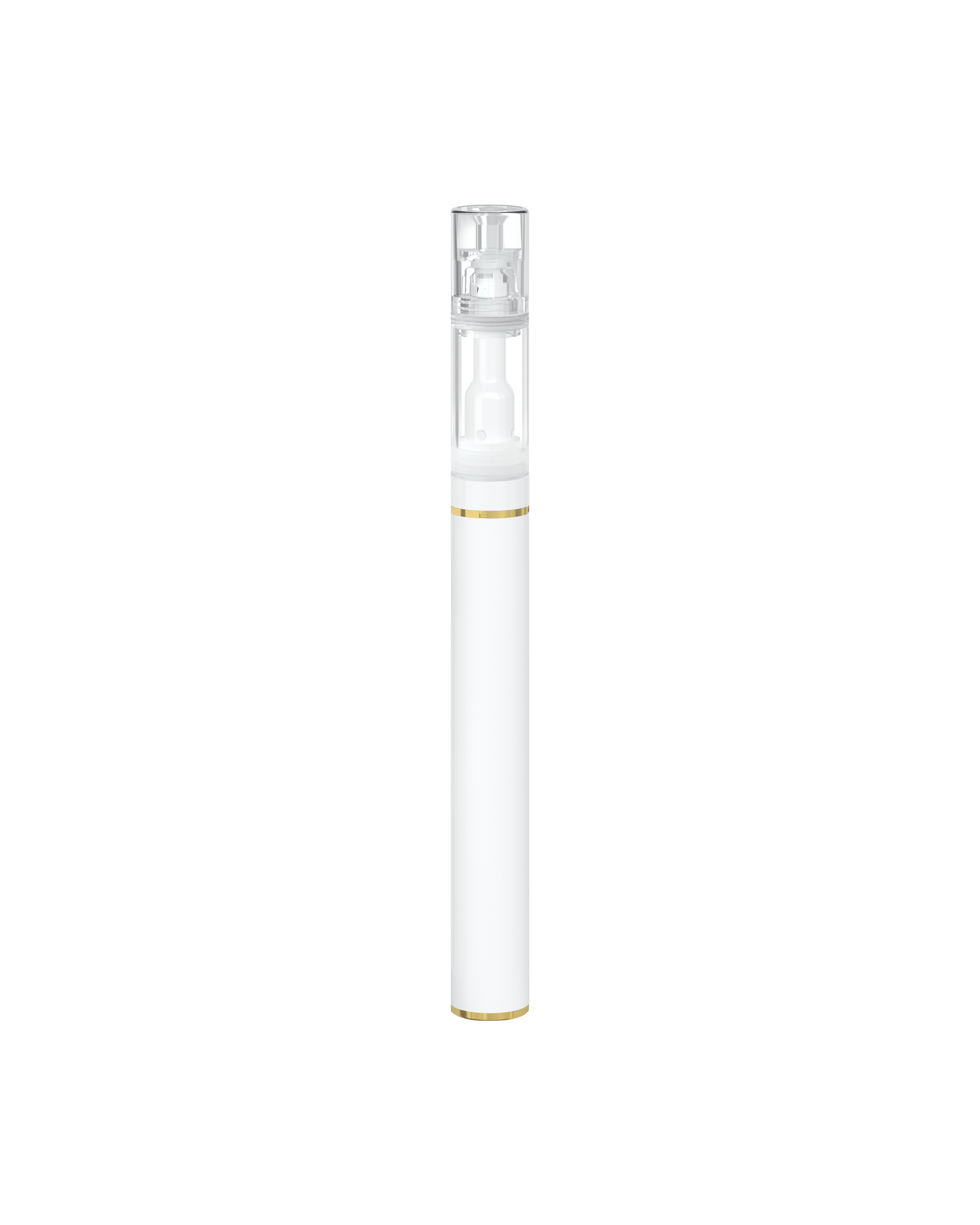 ACTIVE White Ceramic Pro AIO 0.5mL Disposable Vape Pen w/ 1.7mm Aperture 50/Box - 7