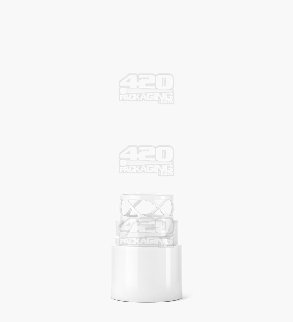 POLLEN GEAR | KAPSŪLA Vape Cartridge Tube Base | 84mm - White - 1450 Count