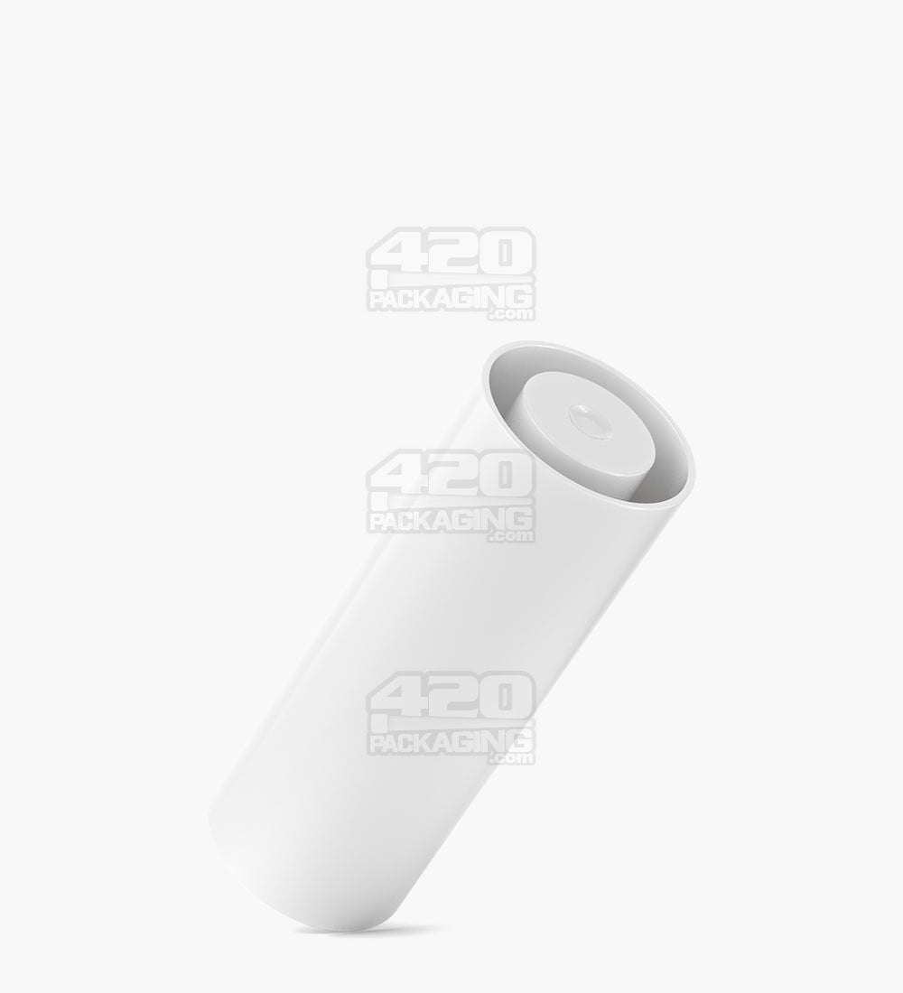 POLLEN GEAR | KAPSŪLA Child Resistant Push Down & Turn Universal Plastic Caps for Vape Tube | 84mm - White - 1450 Count