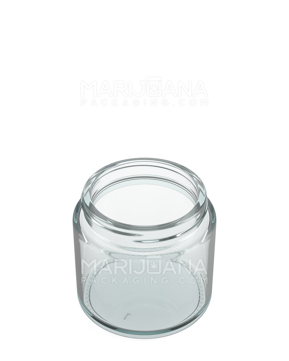 POLLEN GEAR | Kolossus Straight Sided Clear Glass Jars | 66mm - 6.4oz - 60 Count - 2
