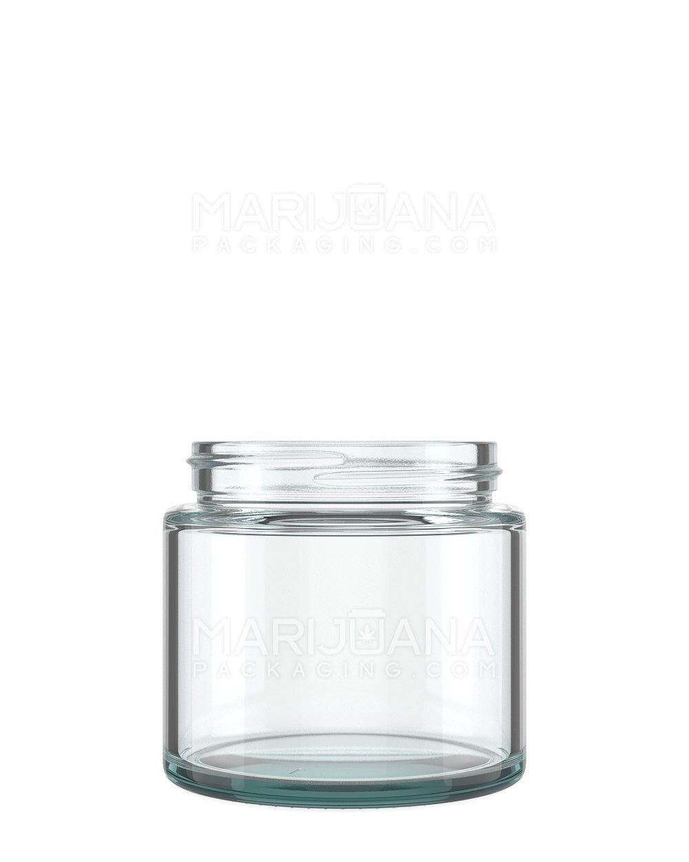 POLLEN GEAR Wide Mouth Straight Sided Clear Glass Jars | 66mm - 6.4oz | Sample