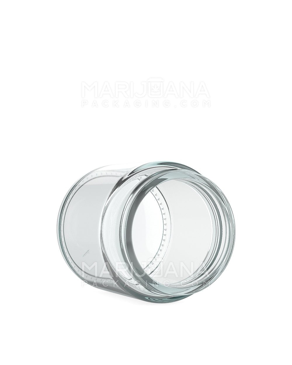 POLLEN GEAR | Kolossus Straight Sided Clear Glass Jars | 66mm - 6.4oz - 60 Count - 3