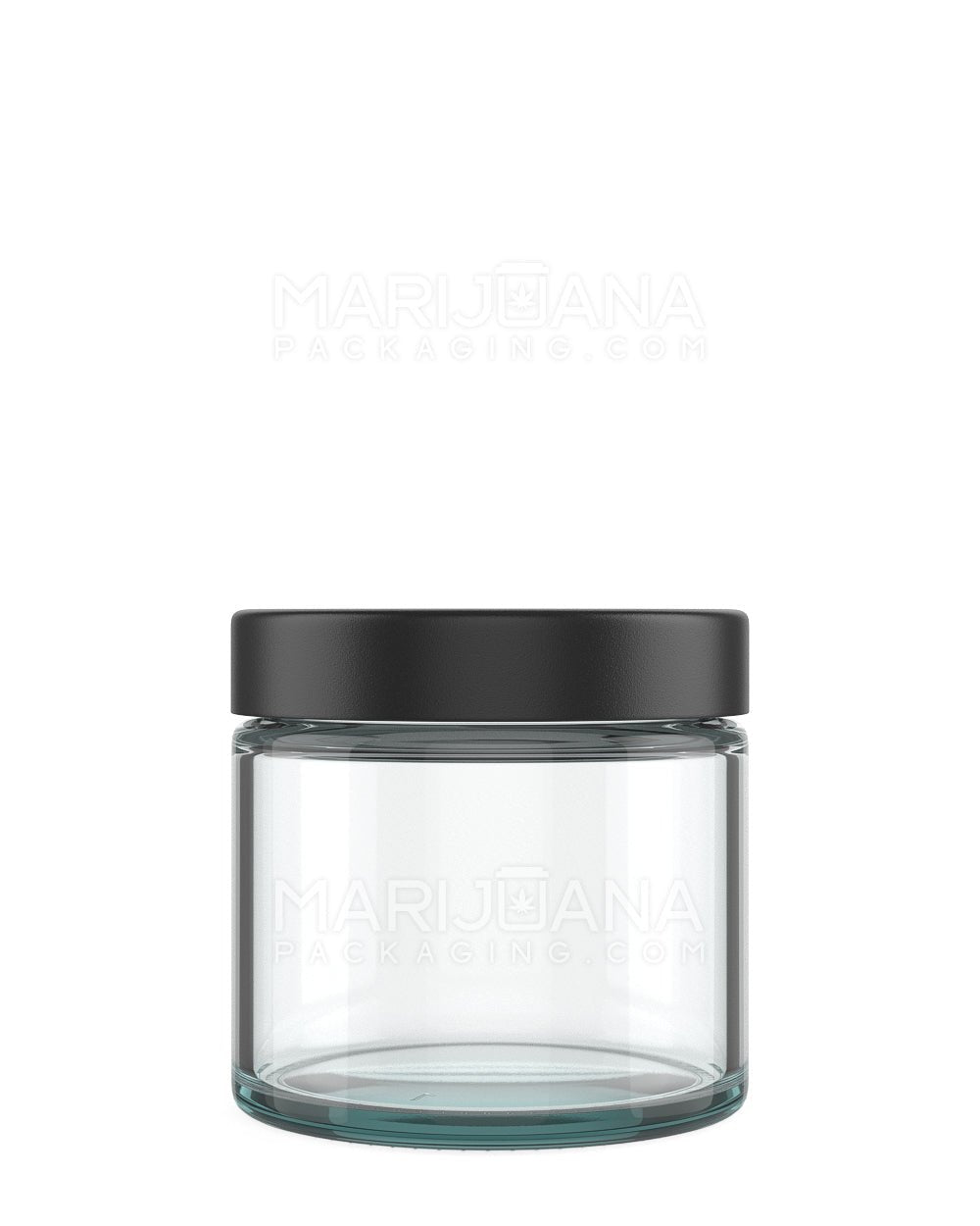 POLLEN GEAR | Kolossus Straight Sided Clear Glass Jars | 66mm - 6.4oz - 60 Count - 5