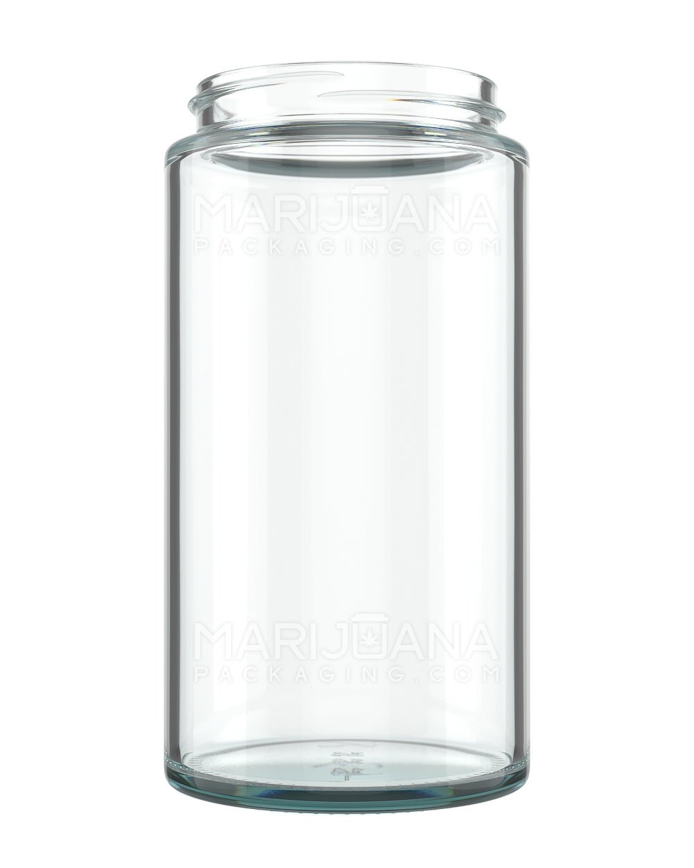 POLLEN GEAR Wide Mouth Straight Sided Clear Glass Jars | 66mm - 15oz | Sample