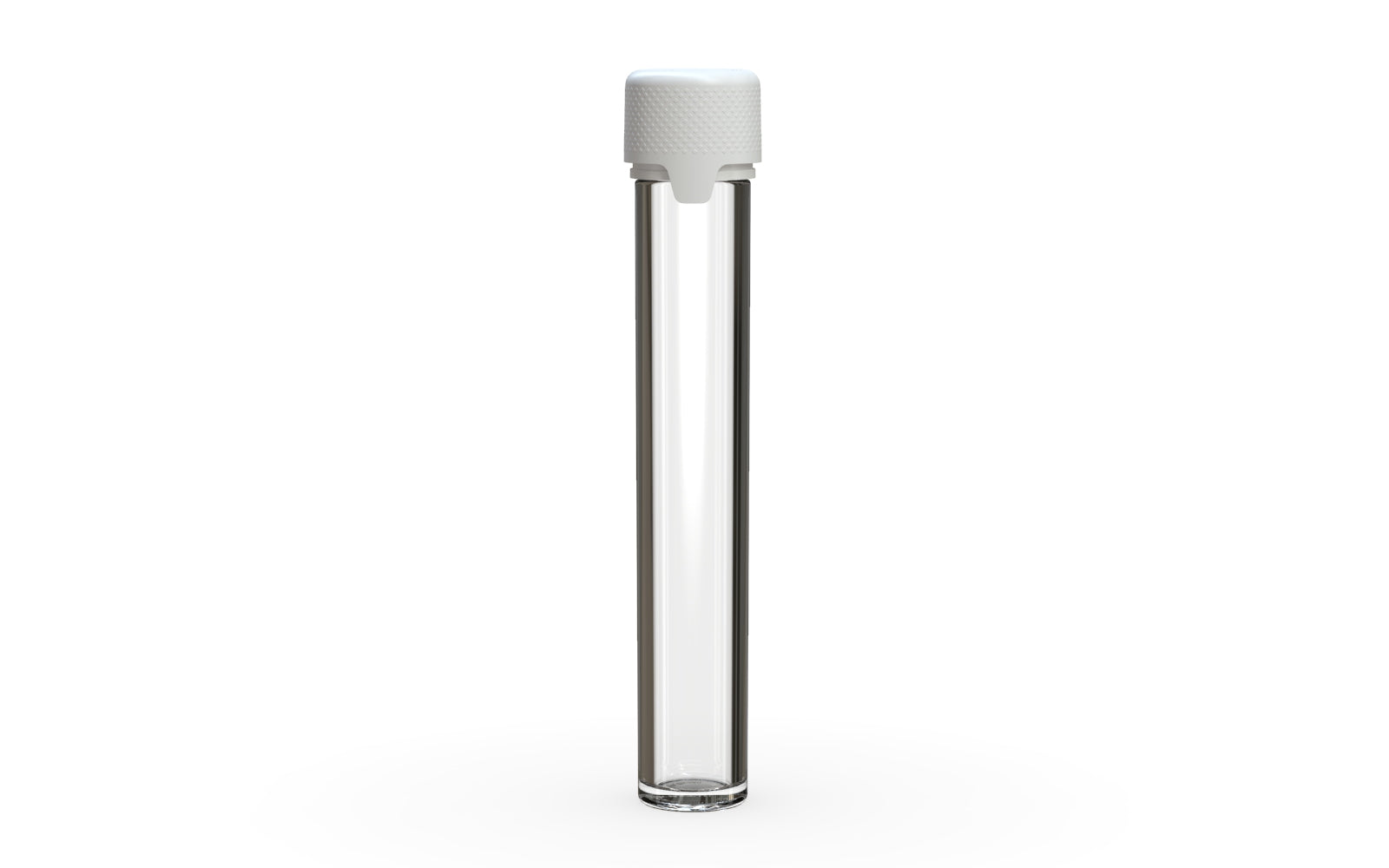 CHUBBY GORILLA | Child Resistant Clear Plastic Aviator Pre-Roll Tubes w/ White Cap | 25mm - 115mm | Sample