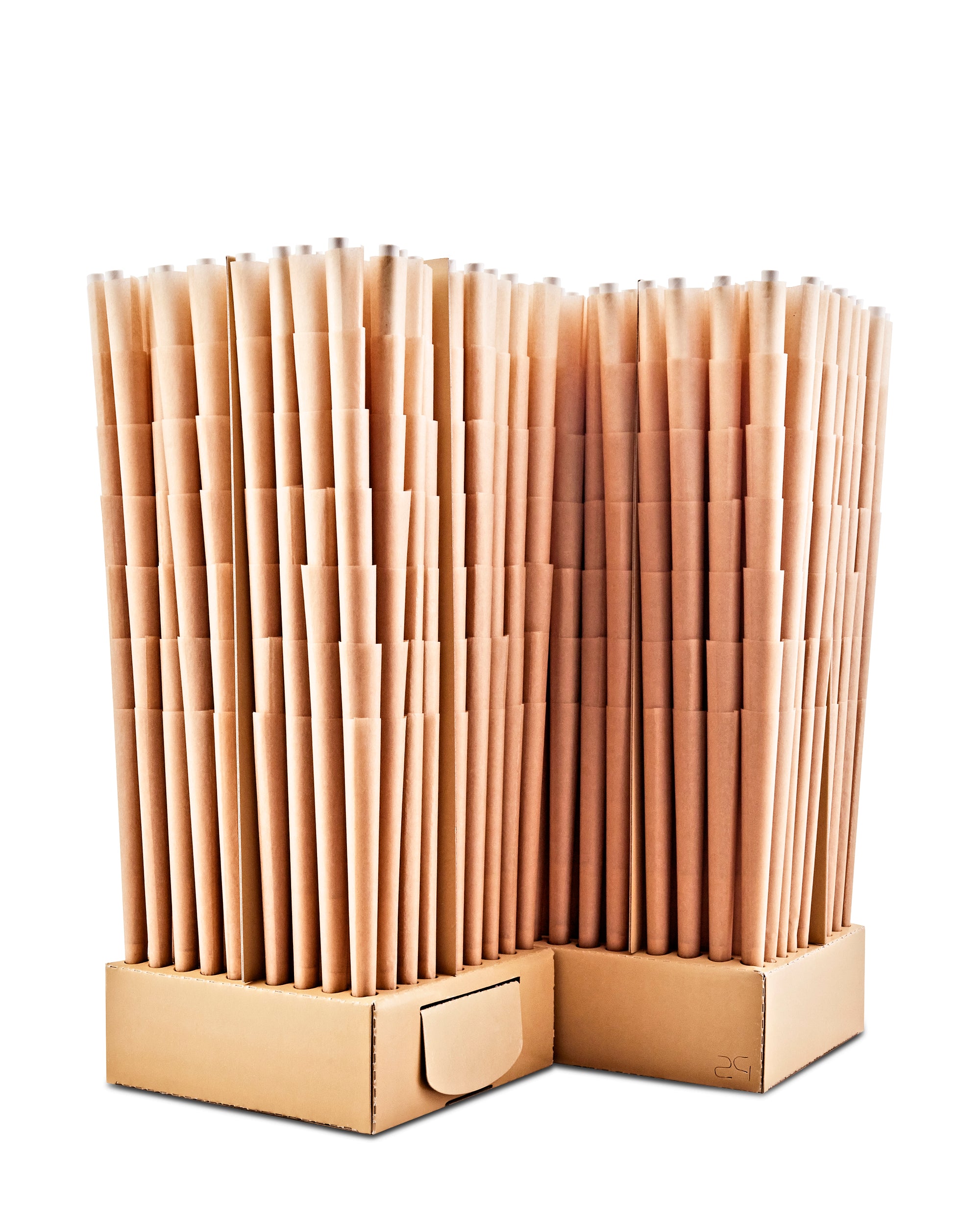 JIWA | Party Size Pre-Rolled Cones | 140mm - Dutch Brown Paper - 1134 Count