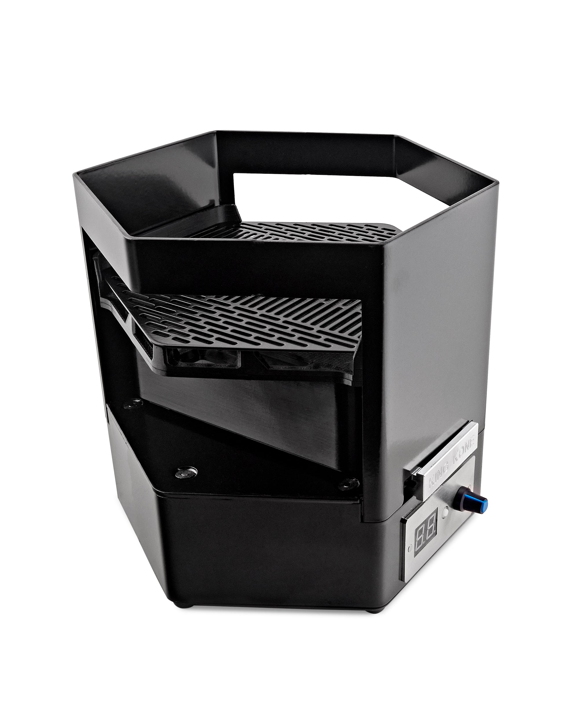 KING KONE | Black Steel Vibration Pre-Rolled Cone Filling Machine V2 for 84/98/109mm | Fill 169 Cones in 3 Minutes