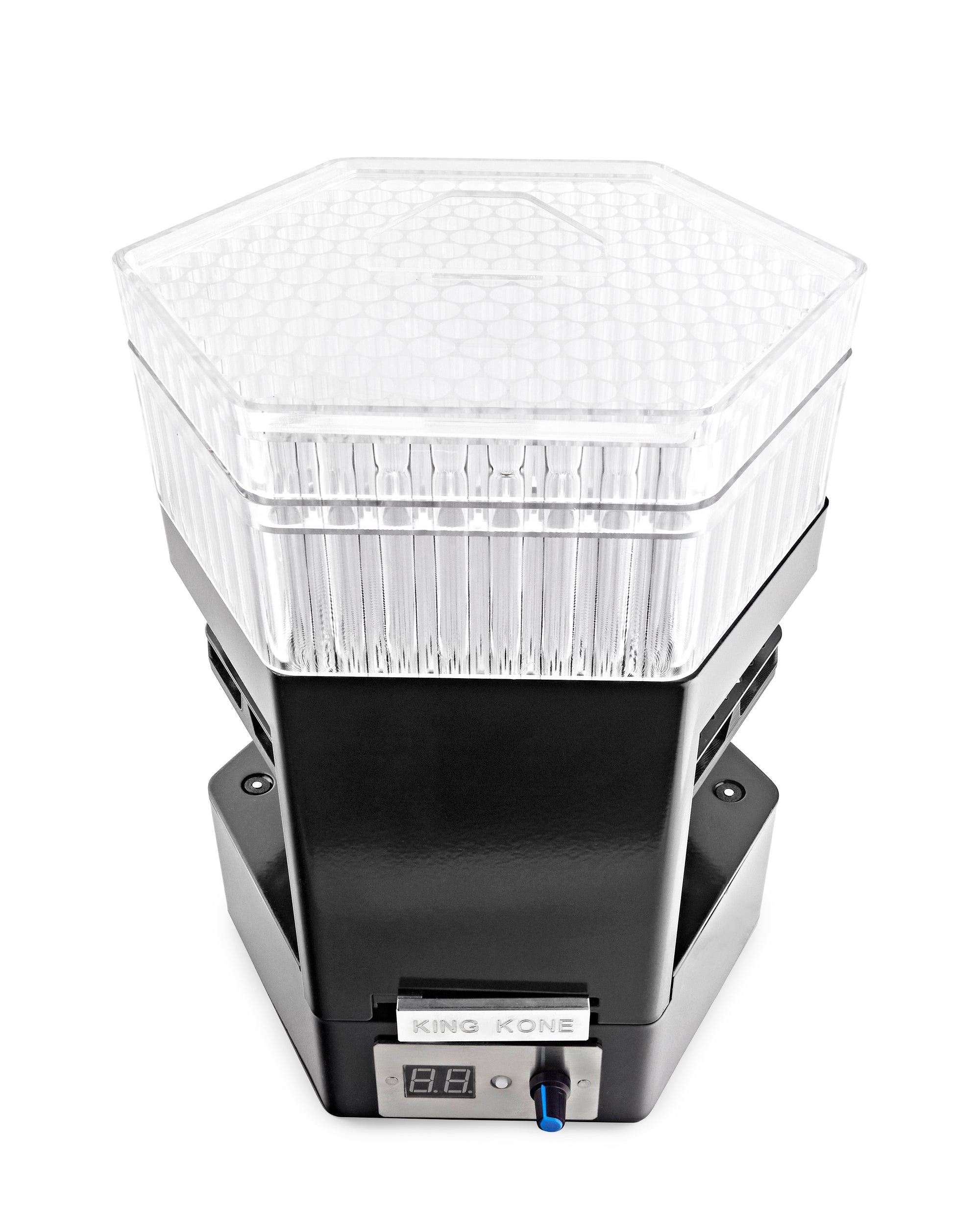 KING KONE | Black Steel Vibration Pre-Rolled Cone Filling Machine V2 for 84/98/109mm | Fill 169 Cones in 3 Minutes