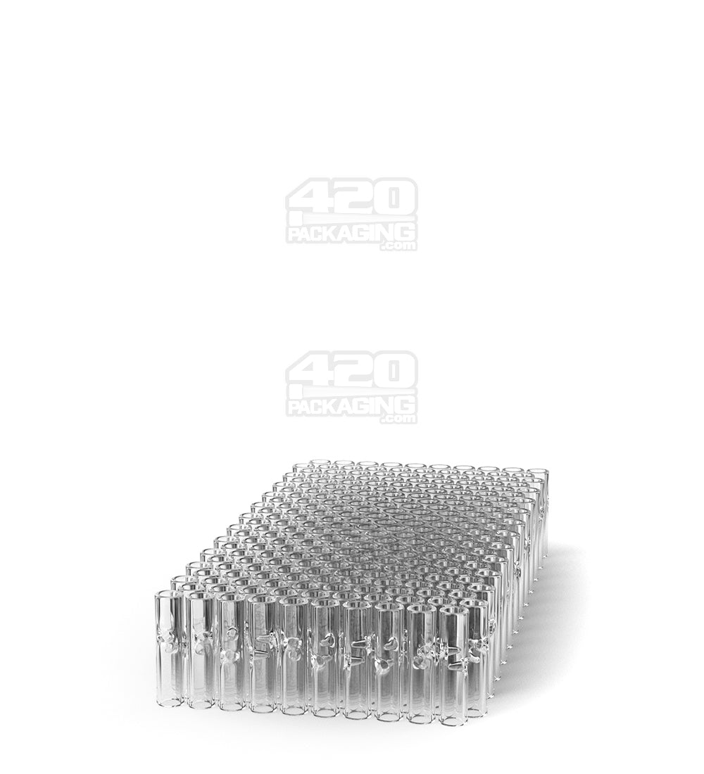 Glass Filter Tips Notched | 9mm - Clear - 175 Count
