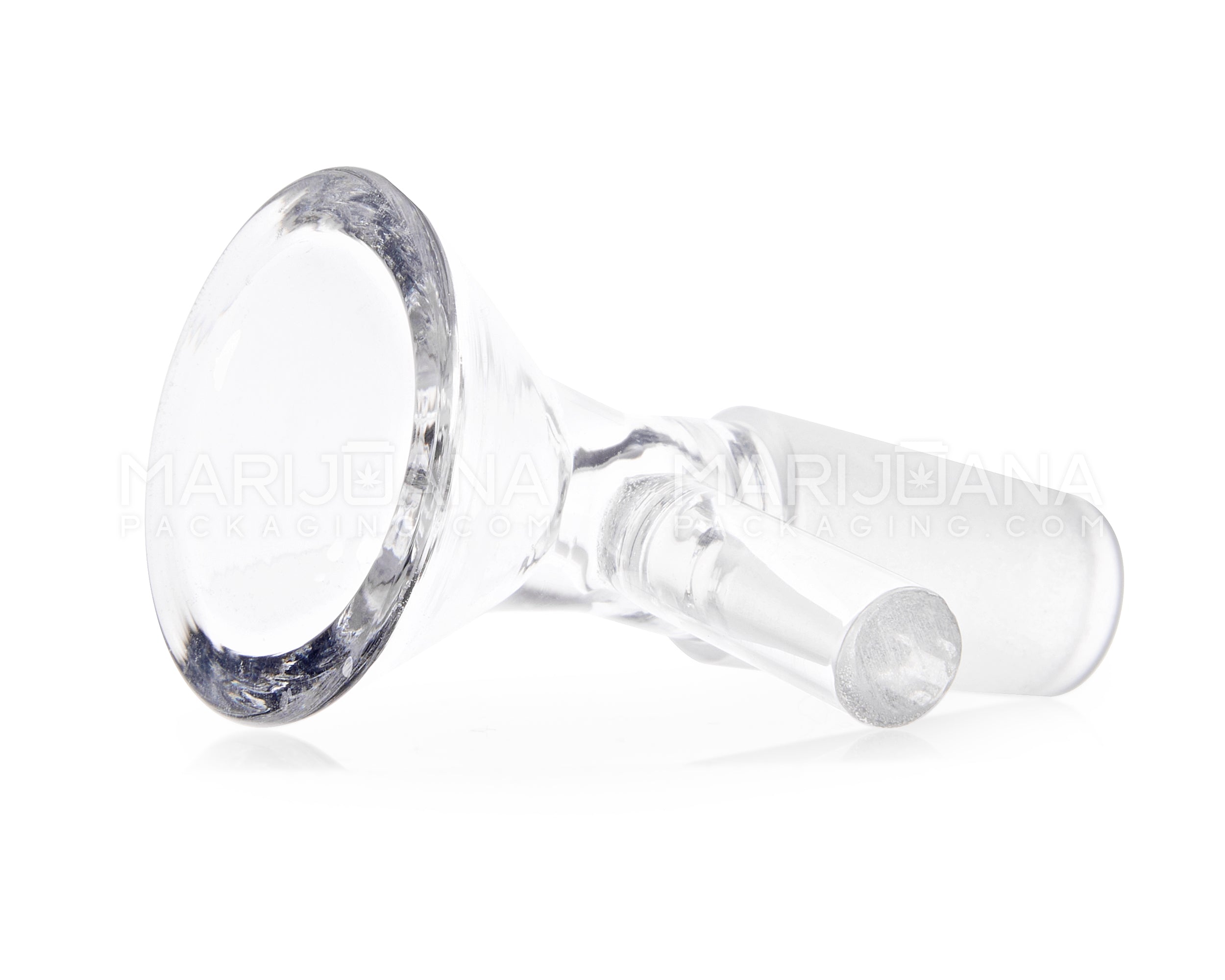 Funnel Clear Bowl w/ Handle | Glass - 14mm - Assorted