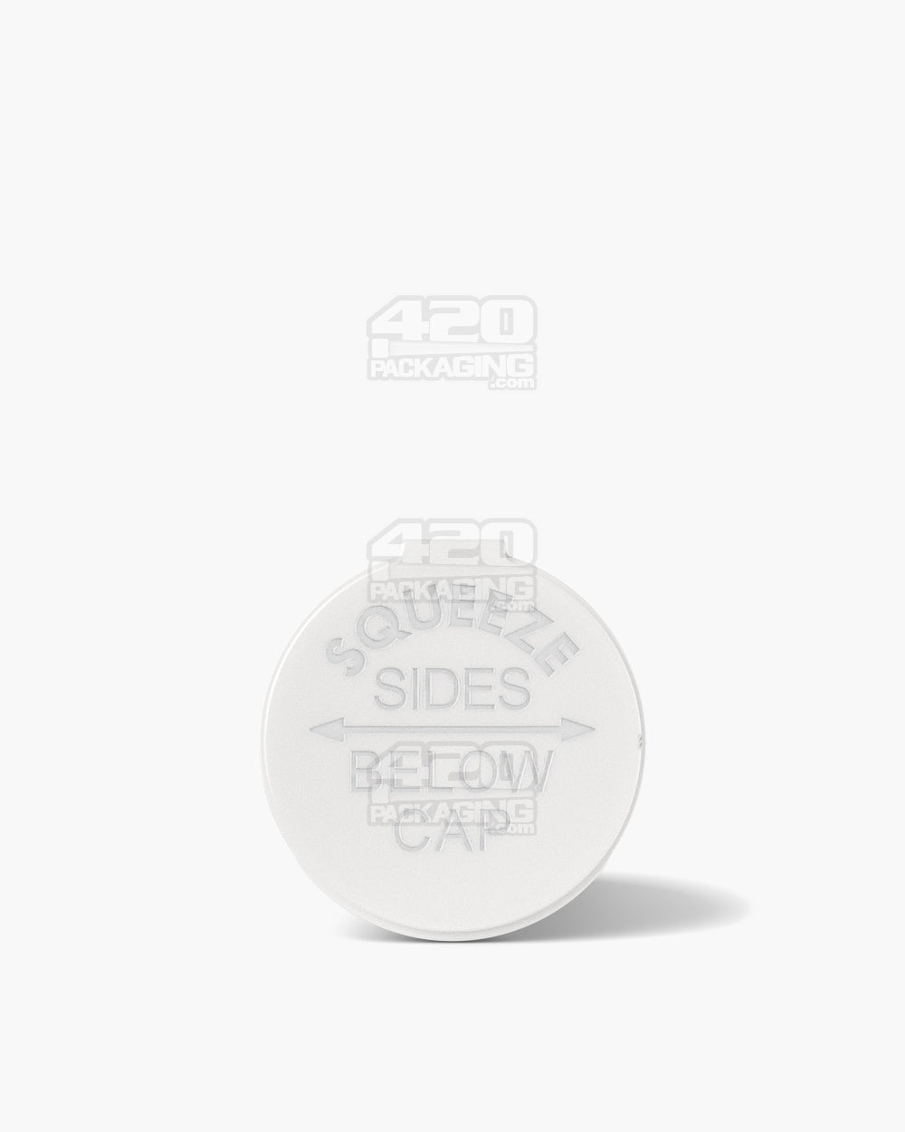 POLLEN GEAR | Child Resistant KSC Opaque White Pop Top Bottles | 19dr - 3.5g - 416 Count