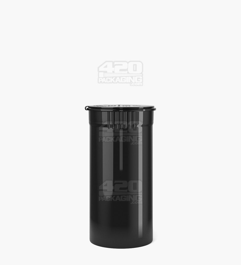 POLLEN GEAR | Child Resistant KSC Opaque Black Pop Top Bottles | 13dr - 2g - 592 Count