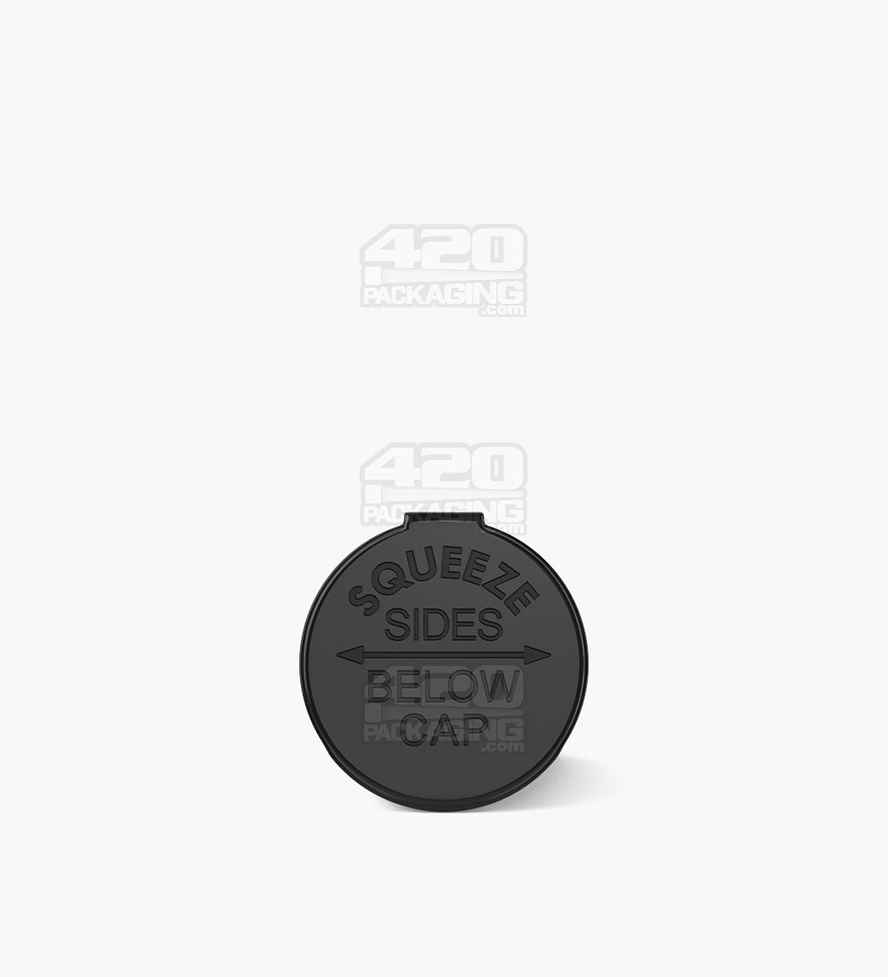 POLLEN GEAR | Child Resistant KSC Opaque Black Pop Top Bottles | 13dr - 2g - 592 Count