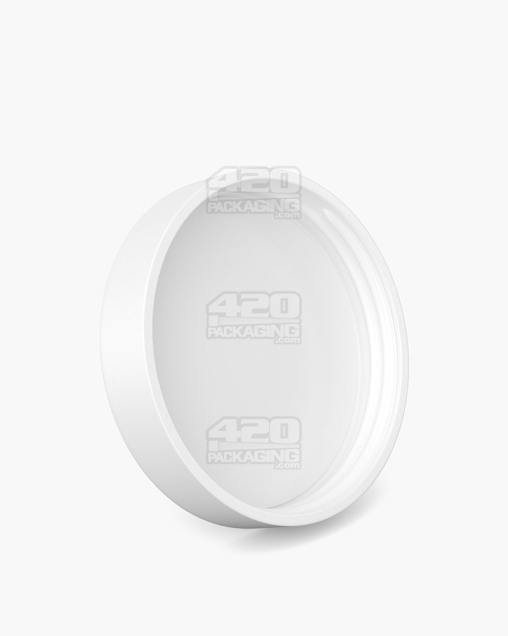 POLLEN GEAR | Child Resistant Kolossus Push Down & Turn Plastic Caps w/ PE Foam Liner | 66mm - Matte White - 540 Count