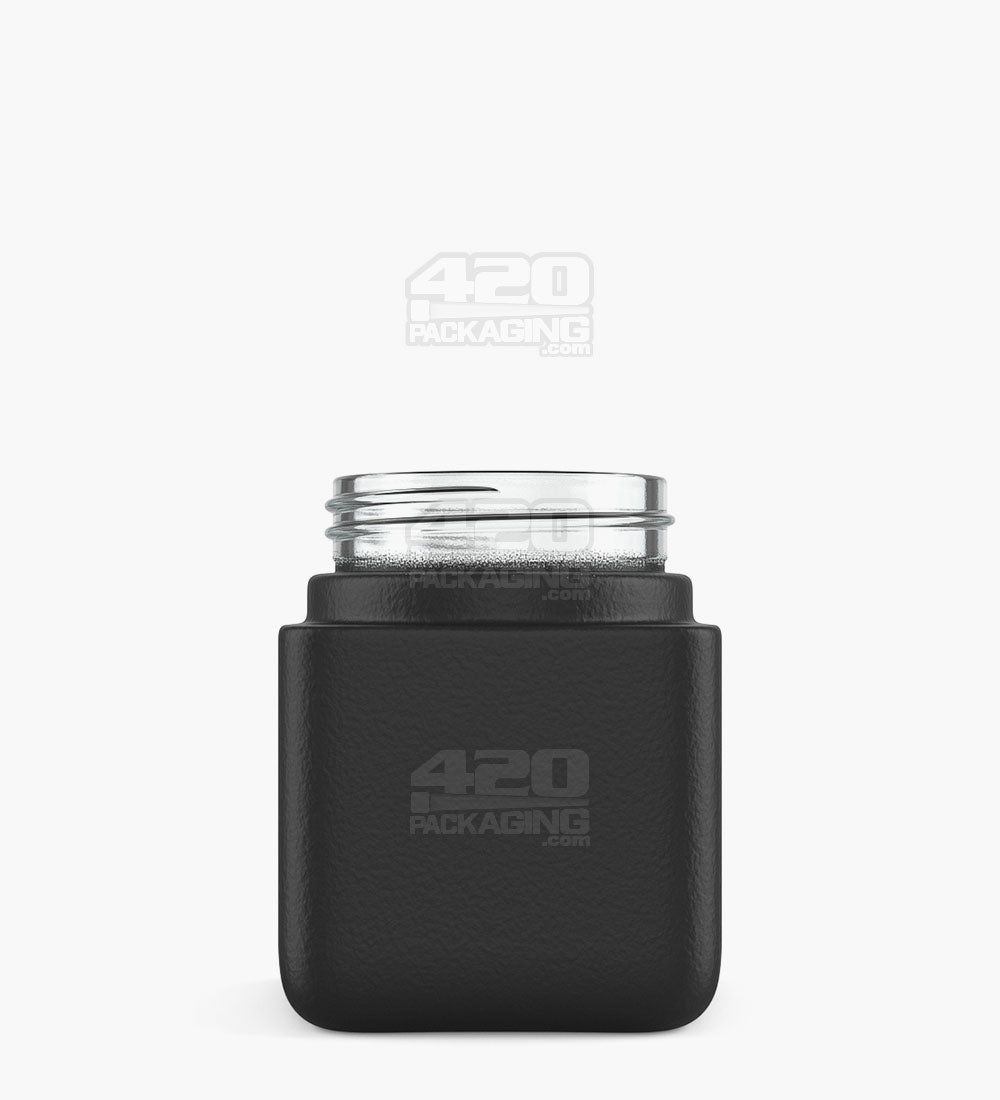 Square Black Glass Jars | 46mm - 3oz - 80 Count