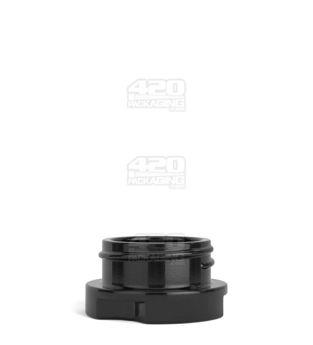 GROW PACK SUPPLY | Child Resistant Black Glass GPS Easy-Grip Concentrate Containers and Matte Black Cap | 28mm - 9mL - 320 Count