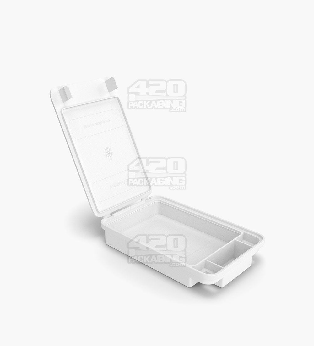 POLLEN GEAR | Child Resistant SnapTech Pre-Roll Case | Medium - White Plastic - 280 Count