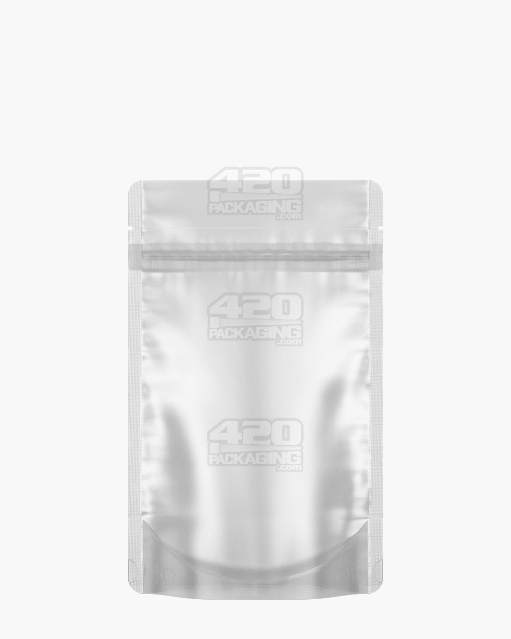 Tamper Evident | Matte Black Vista PCR Mylar Bags (Tear Notch) | 4in x 6.5in - 7g - 1000 Count