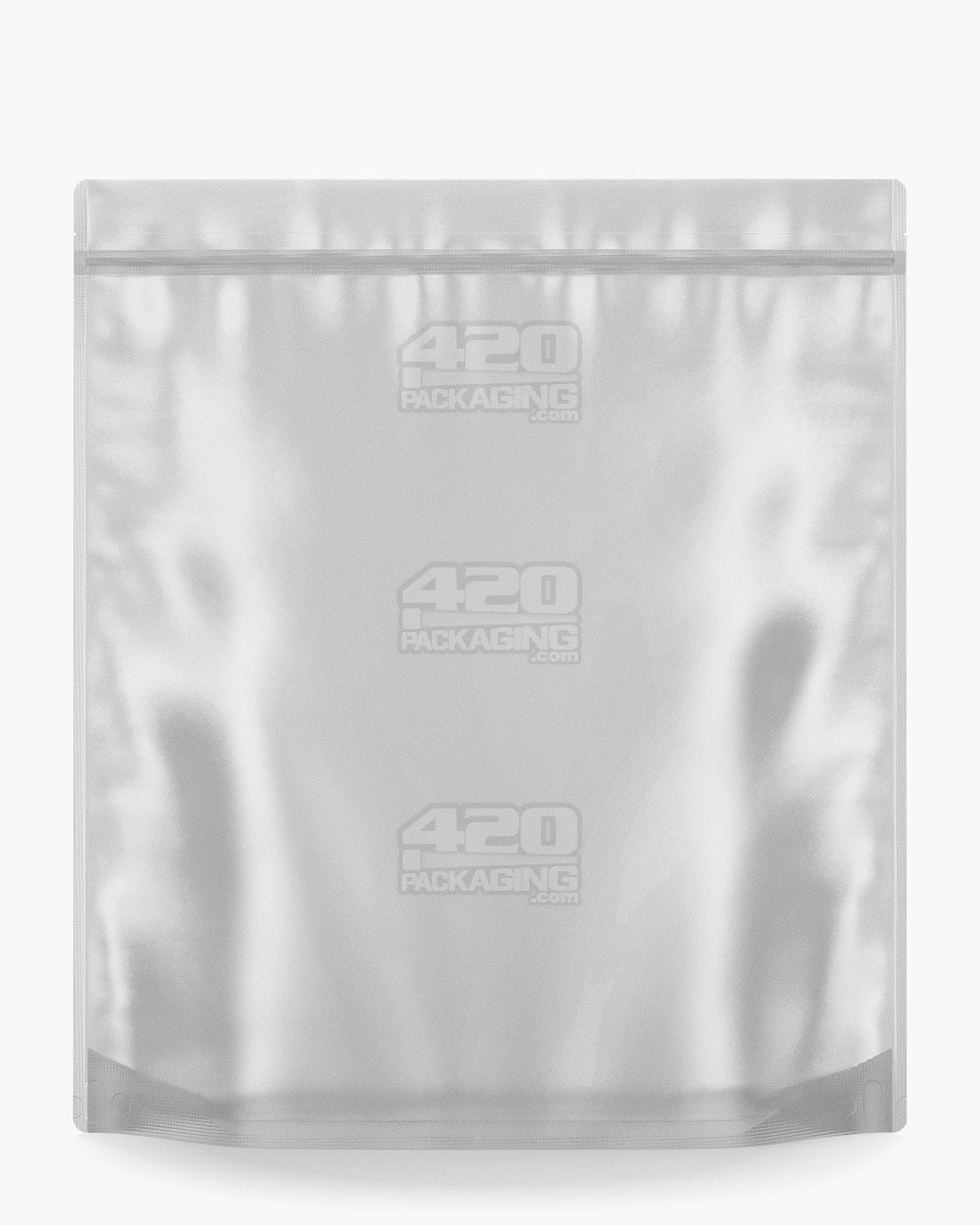 Tamper Evident | Matte Black Vista PCR Mylar Bags (Tear Notch) | 14.6in x 16.4in - 448g - 100 Count