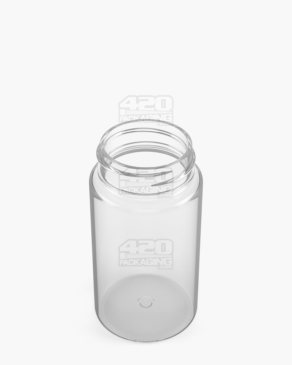 Wide Mouth Straight Sided Clear Plastic PCR Jars for Pre-Rolls | 38mm - 2oz - 180 Count