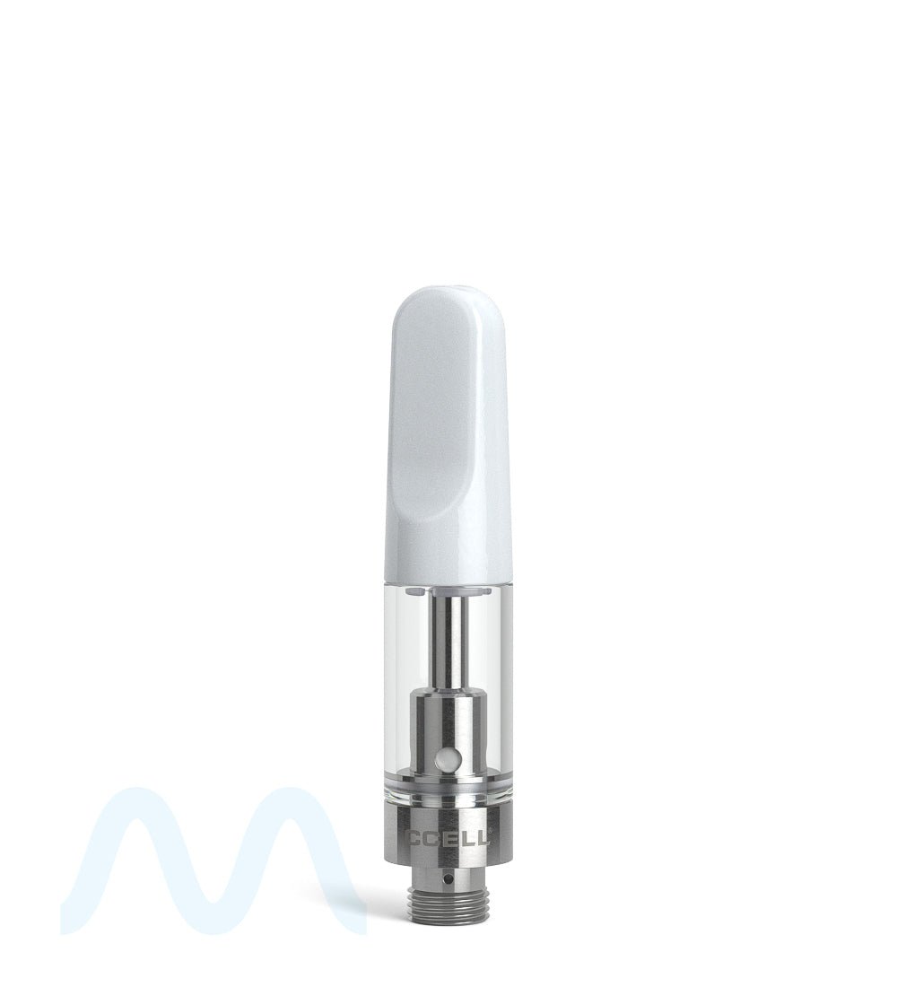 CCELL TH2-SE Therma Plastic Vape Cartridge with White Plastic Mouthpiece | 0.5mL - Snap Fit | Sample