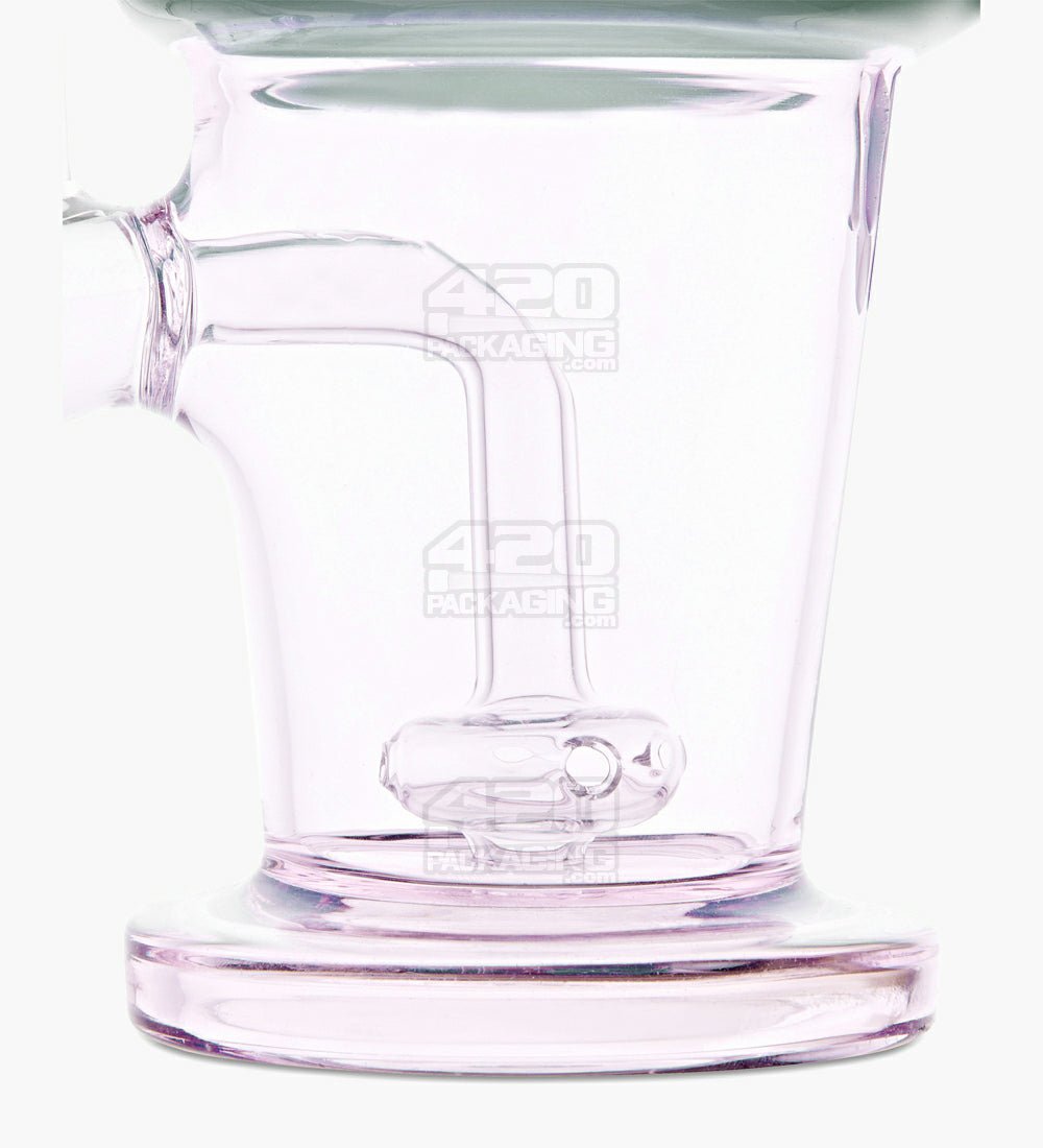 Bent Neck Ice Cream Shake Glass Mini Water Pipe | 6in Tall - 14mm Bowl - Green - 6
