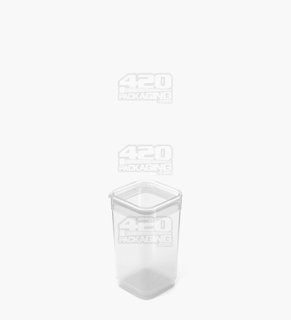POLLEN GEAR | Child Resistant 100% Recyclable Transparent Clear Pop Box Pop Top Bottles | 13dr - 2.5g - 825 Count