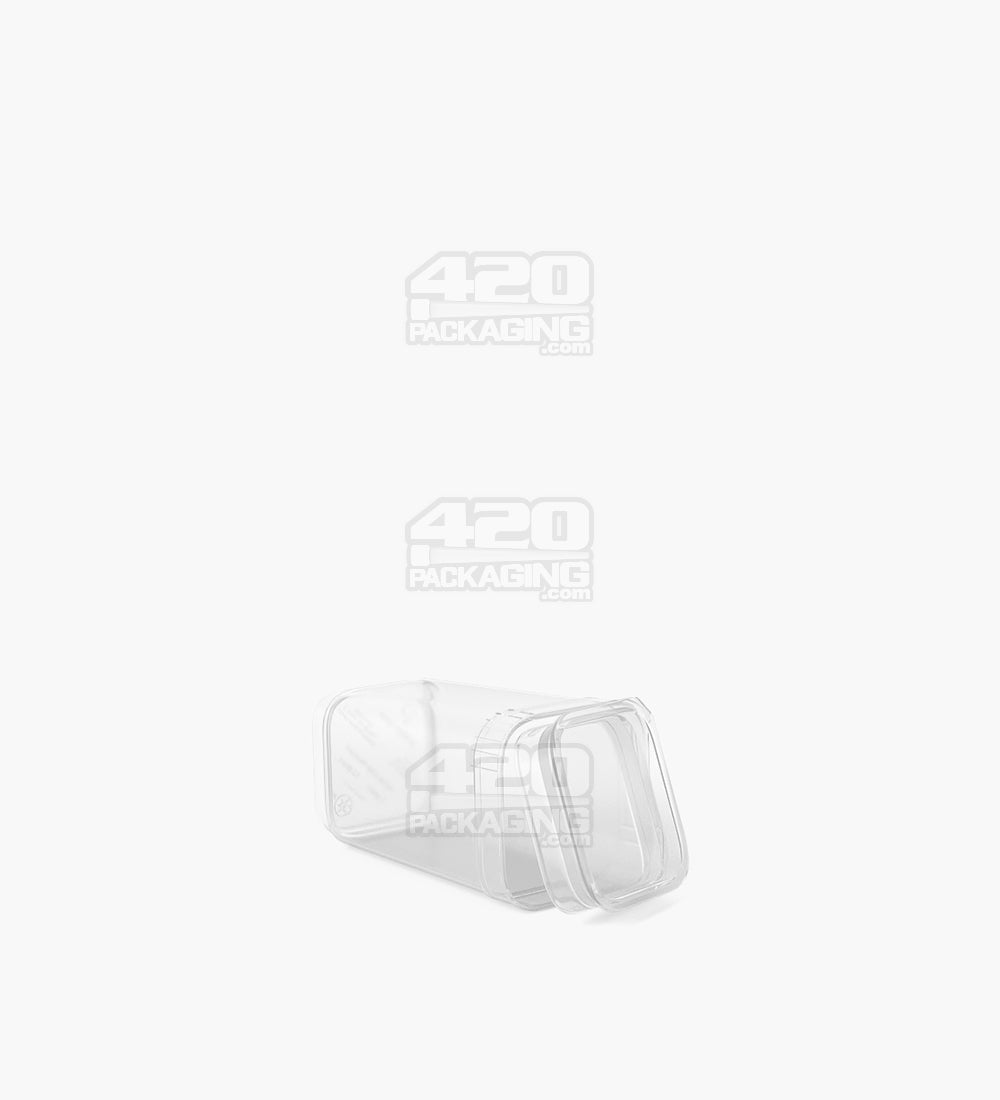 POLLEN GEAR | Child Resistant 100% Recyclable Transparent Clear Pop Box Pop Top Bottles | 13dr - 2.5g - 825 Count