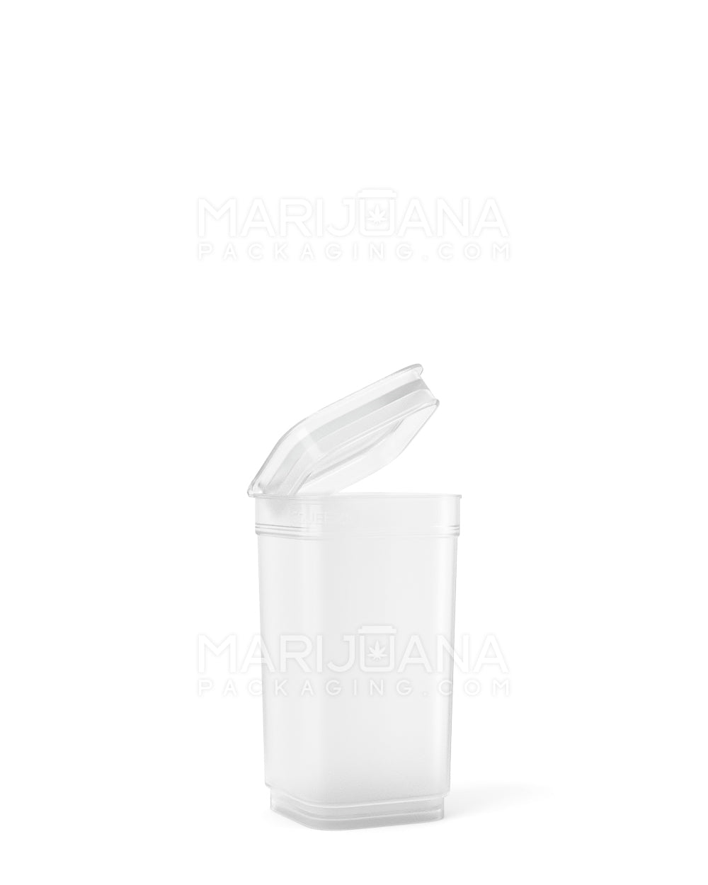 POLLEN GEAR | Child Resistant 100% Recyclable Transparent Clear Pop Box Pop Top Bottles | 20dr - 3.5g - 590 Count