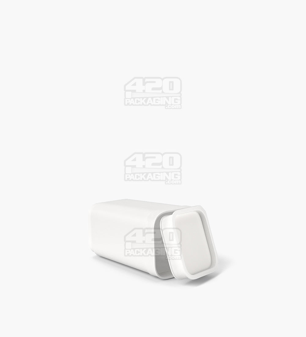 POLLEN GEAR | Child Resistant 100% Recyclable Opaque White Pop Box Pop Top Bottles | 20dr - 3.5g - 590 Count