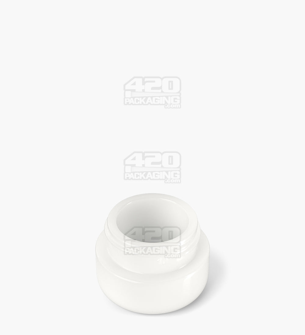 POLLEN GEAR | HiLine Glossy White Glass Concentrate Containers | 36mm - 5mL - 308 Count