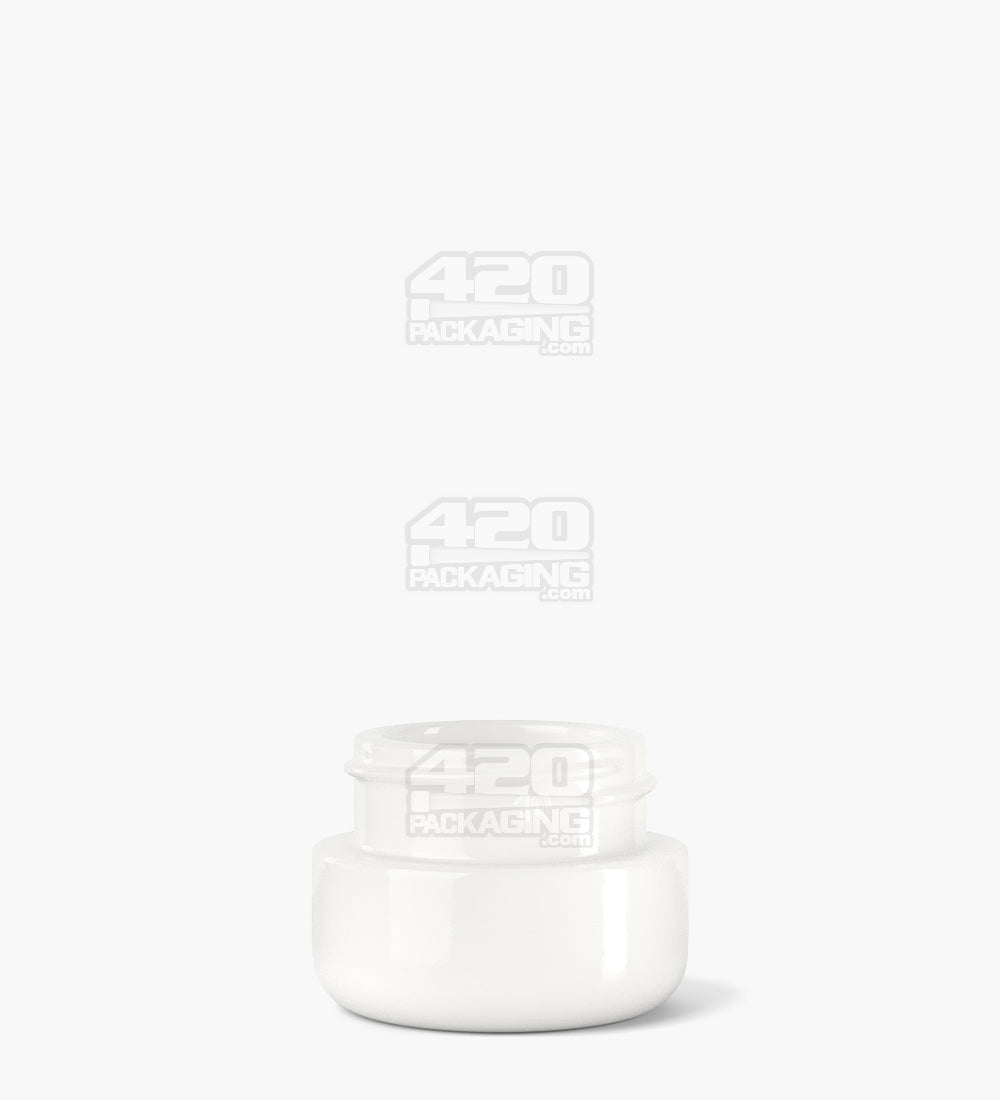 POLLEN GEAR | HiLine Glossy White Glass Concentrate Containers | 36mm - 5mL - 308 Count