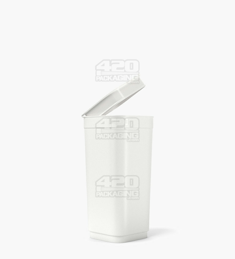 POLLEN GEAR | Child Resistant 100% Recyclable Opaque White Pop Box Pop Top Bottles | 30dr - 7g - 373 Count