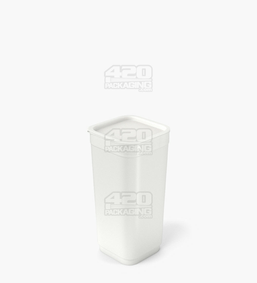 POLLEN GEAR | Child Resistant 100% Recyclable Opaque White Pop Box Pop Top Bottles | 30dr - 7g - 373 Count