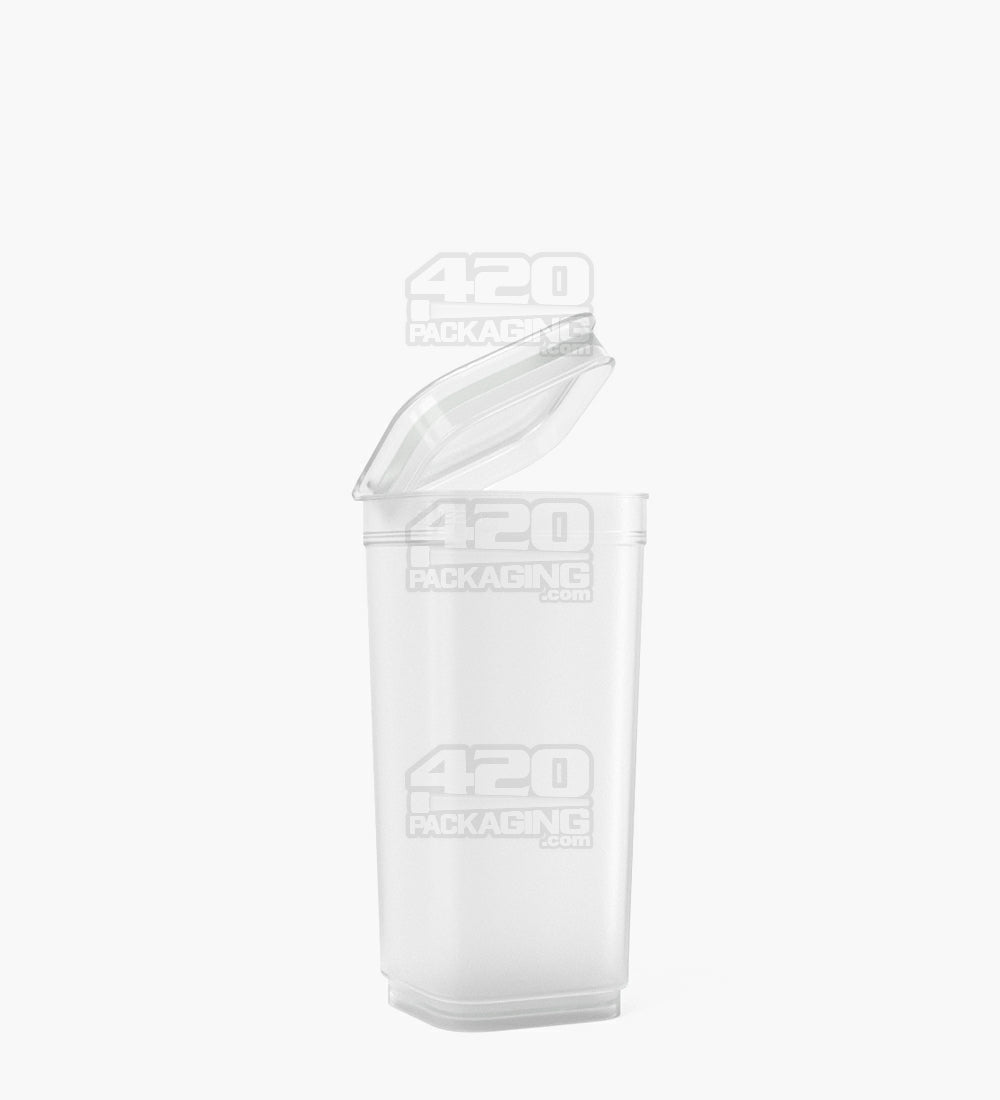 POLLEN GEAR | Child Resistant 100% Recyclable Transparent Clear Pop Box Pop Top Bottles | 30dr - 7g - 373 Count