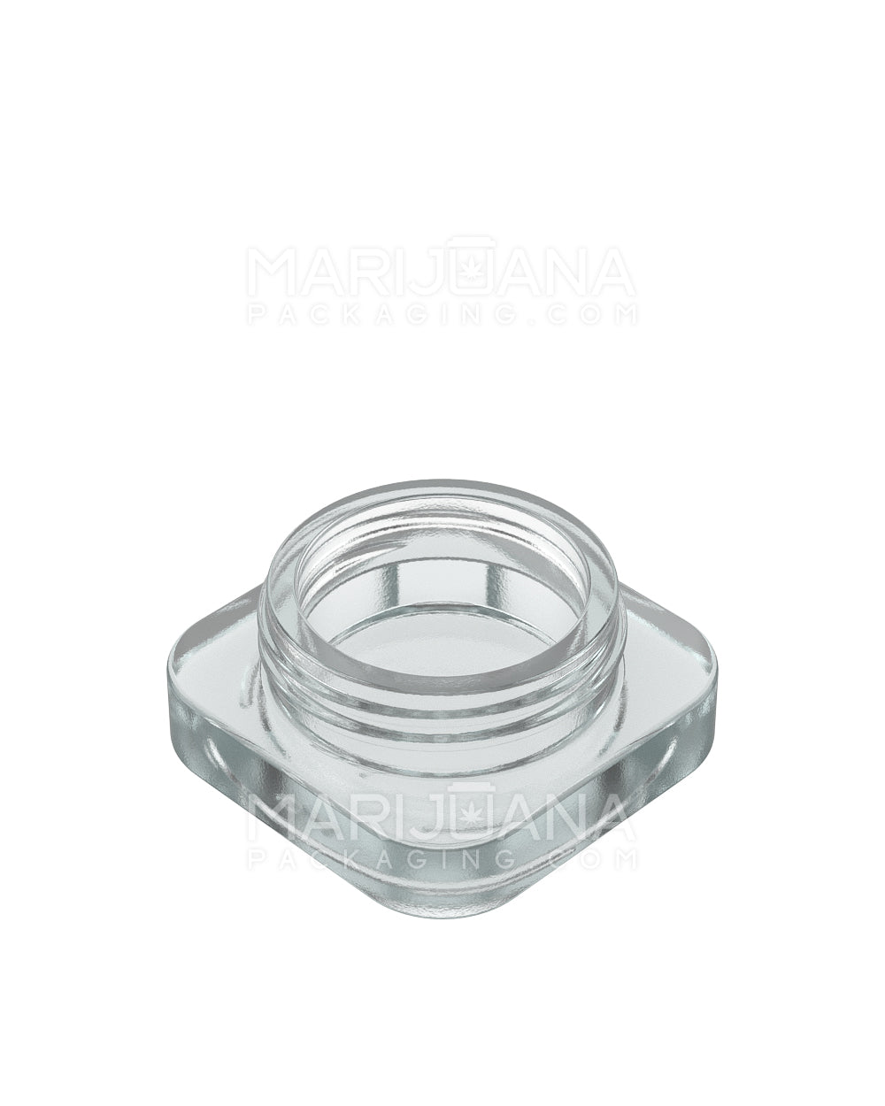 POLLEN GEAR | SoftSquare Clear Glass Concentrate Jar | 38mm - 5mL - 360 Count - 2