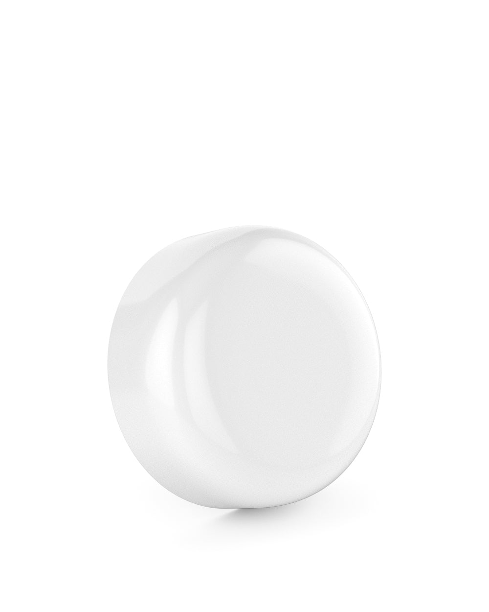 Child Resistant | Dome Push Down & Turn Plastic Caps w/ Foam Liner | 53mm - Glossy White - 120 Count