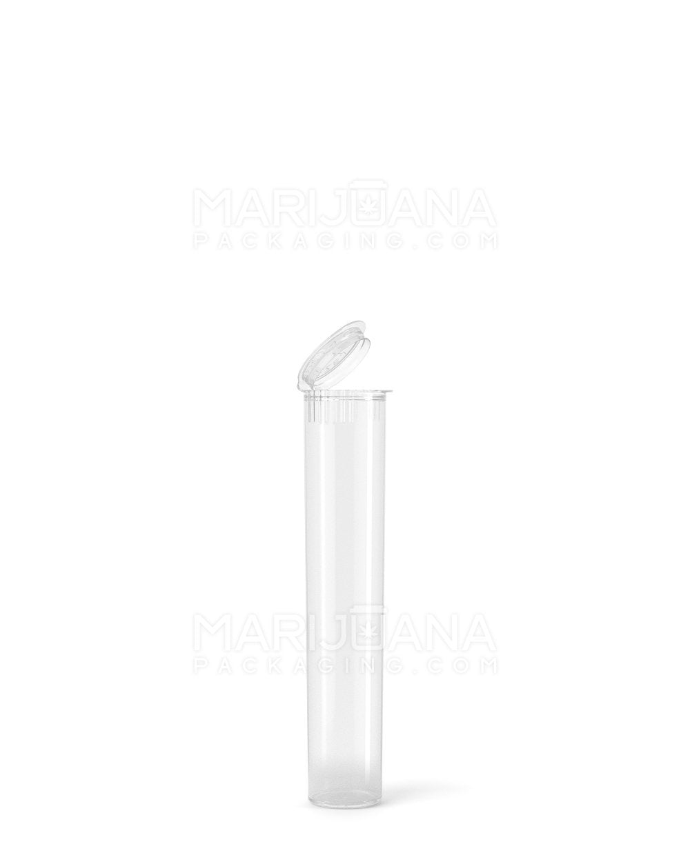 Child Resistant Pop Top Plastic Pre-Roll Tubes | 70mm - Clear | Sample