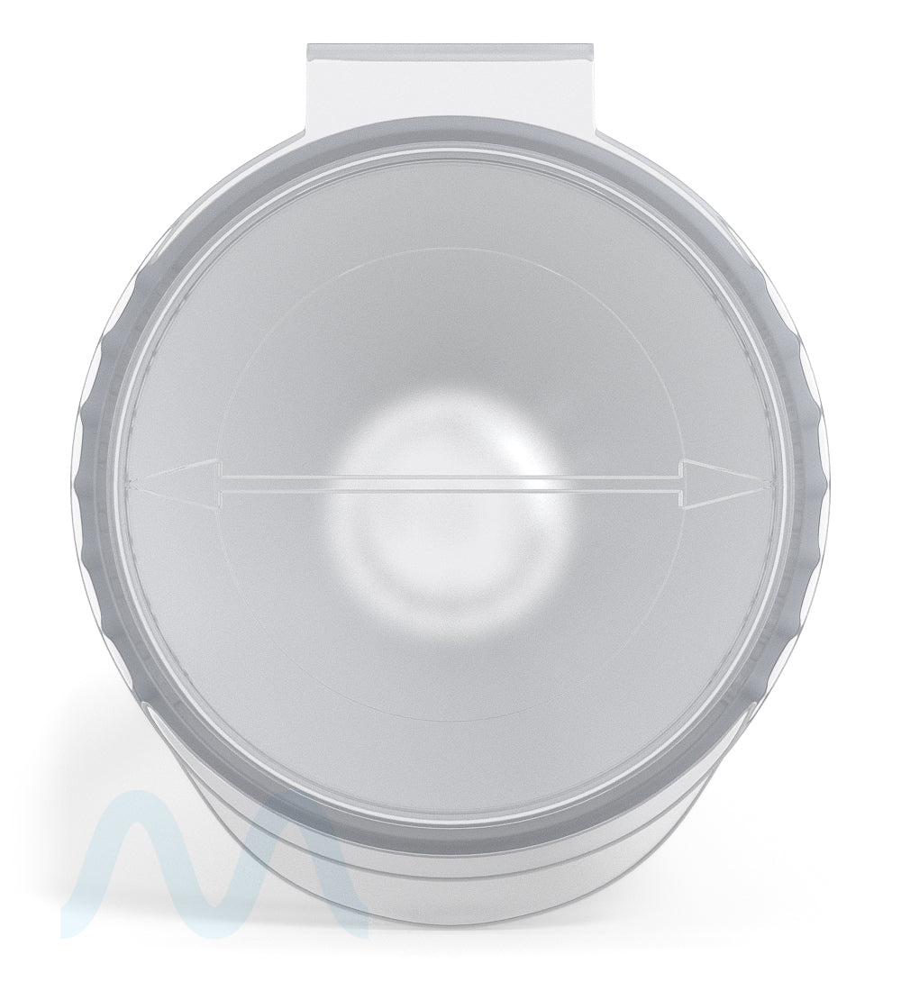 Child Resistant | King Size Pop Top Transparent Plastic USA Pre-Roll Tubes (Open) | 116mm - Clear - 1000 Count