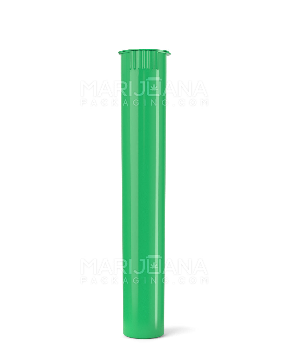 Child Resistant | King Size Pop Top Opaque Plastic Pre-Roll Tubes | 116mm - Green - 1000 Count