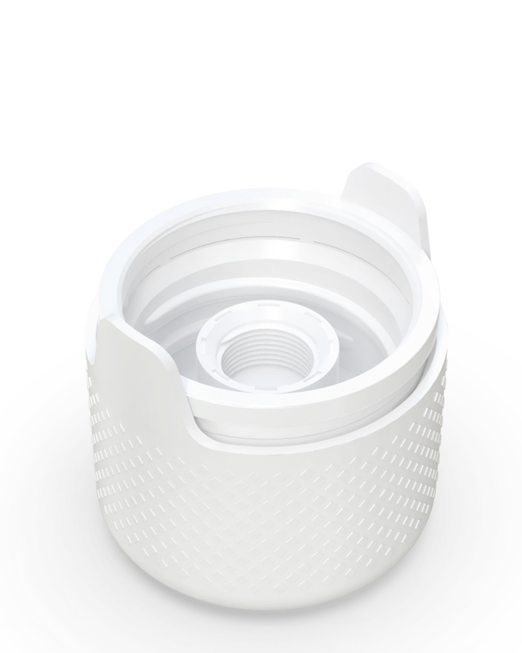 CHUBBY GORILLA | Child Resistant Push Down & Turn Opaque Aviator 510 Cartridge Container | 65mm - White - 500 Count