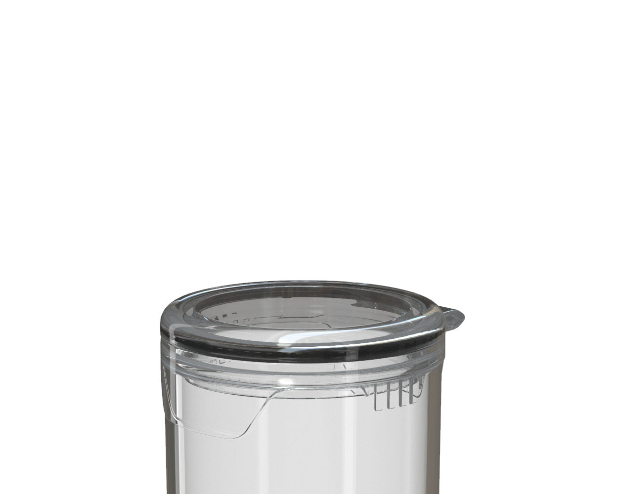 CHUBBY GORILLA | Child Resistant Pop-Cap Clear Aviator Plastic Tubes | 116mm - Clear Cap - 1500 Count