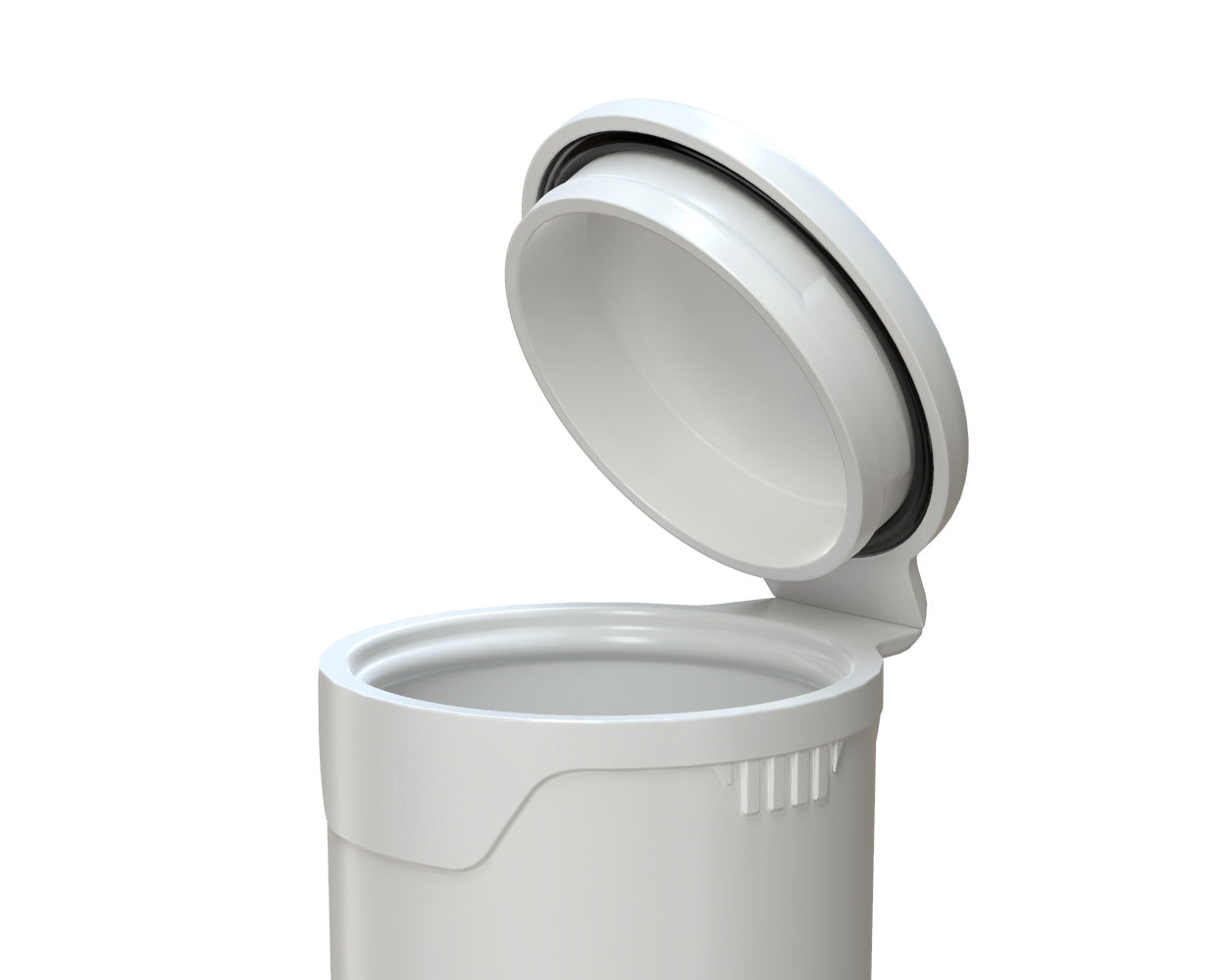 CHUBBY GORILLA | Child Resistant Pop-Cap White Aviator Plastic Tubes | 116mm - White Cap - 1500 Count