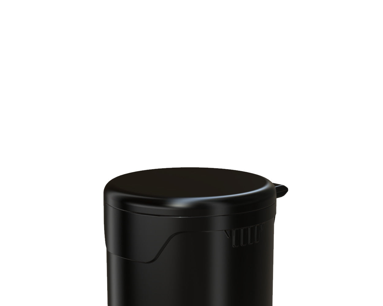 CHUBBY GORILLA | Child Resistant Pop-Cap Black Aviator Plastic Tubes | 98mm - Black Cap - 1500 Count