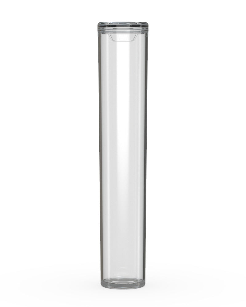 CHUBBY GORILLA Child Resistant Pop-Cap Clear Aviator Plastic Tubes | 98mm - Clear Cap | Sample