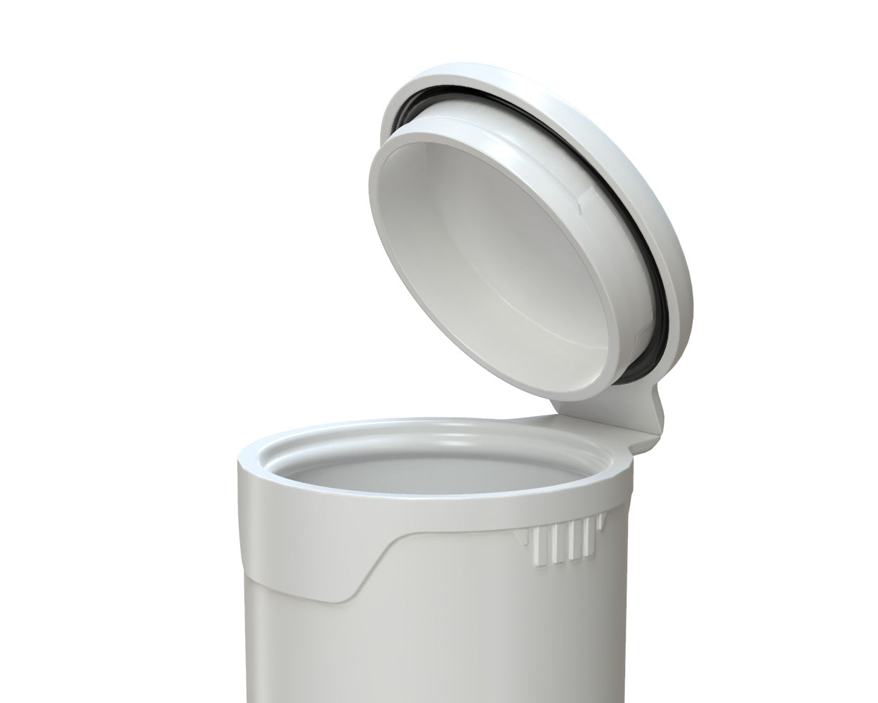 CHUBBY GORILLA | Child Resistant Pop-Cap White Aviator Plastic Tubes | 98mm - White Cap - 1500 Count