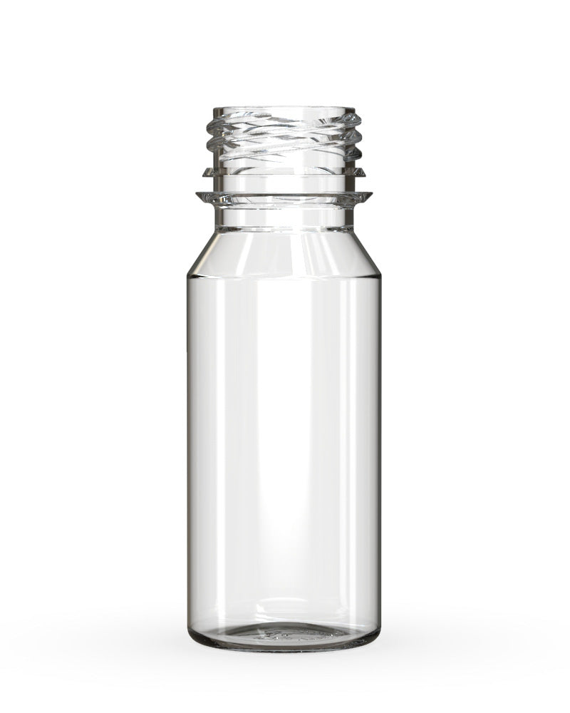 CHUBBY GORILLA | Child Resistant Aviator Shot Bottles Clear | 60mL - w/ Clear Lid - 500 Count