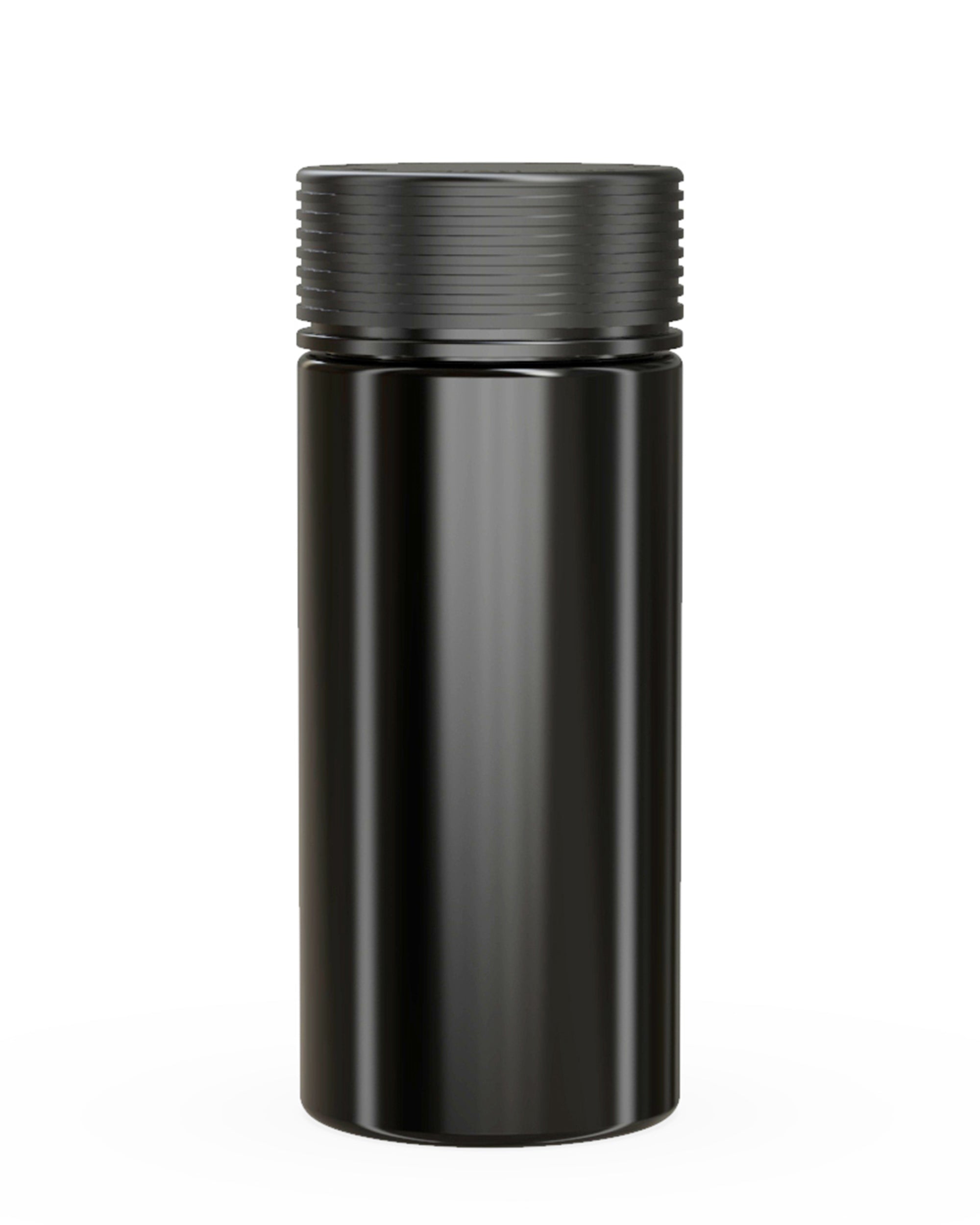 CHUBBY GORILLA | Child Resistant Black Plastic Spiral Jar w/ Black Cap | 55mm - 8oz - 200 Count