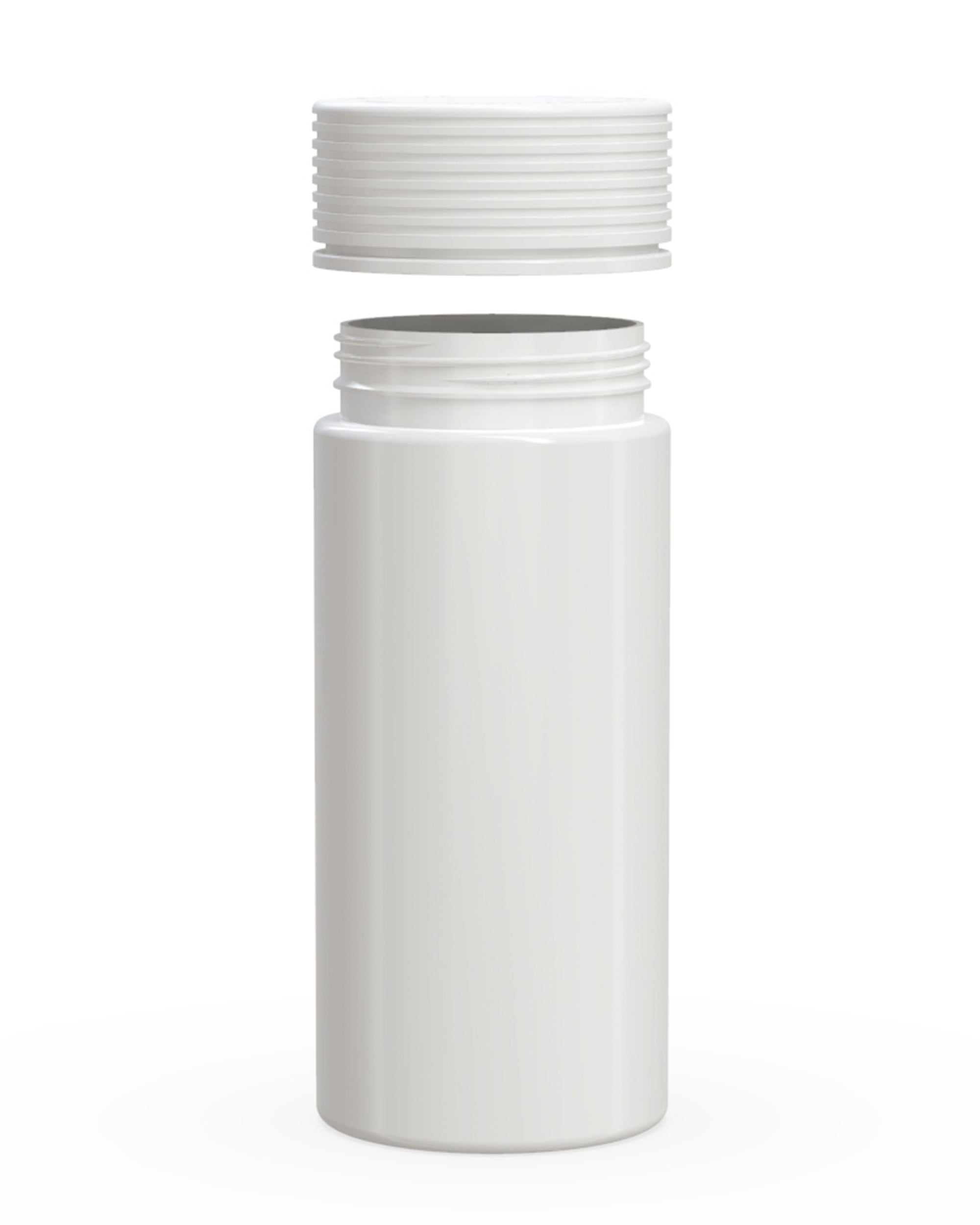 CHUBBY GORILLA | Child Resistant White Plastic Spiral Jar w/ White Cap | 55mm - 8oz - 200 Count